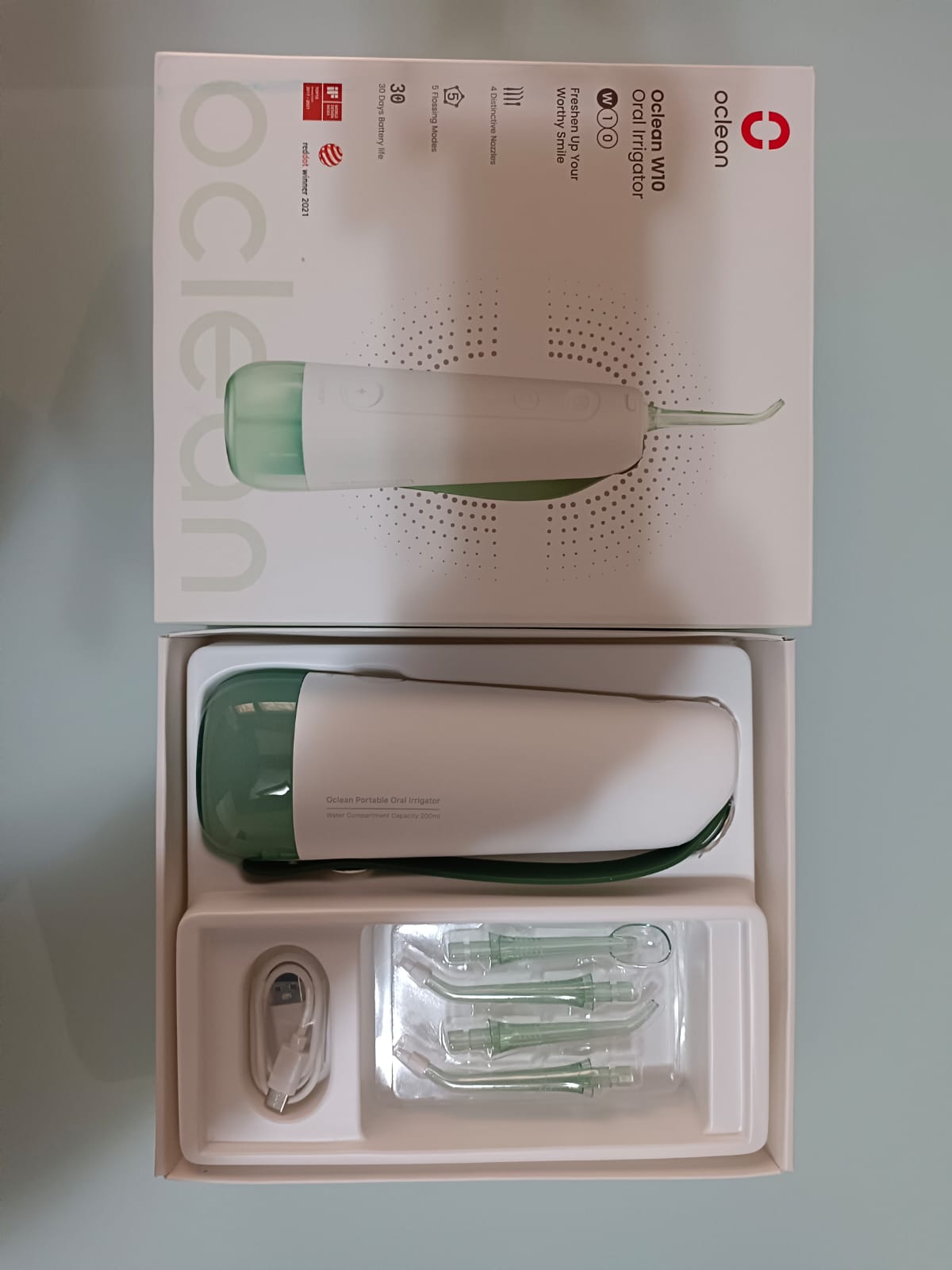 Oclean W10 Filo interdentale senza fili : l